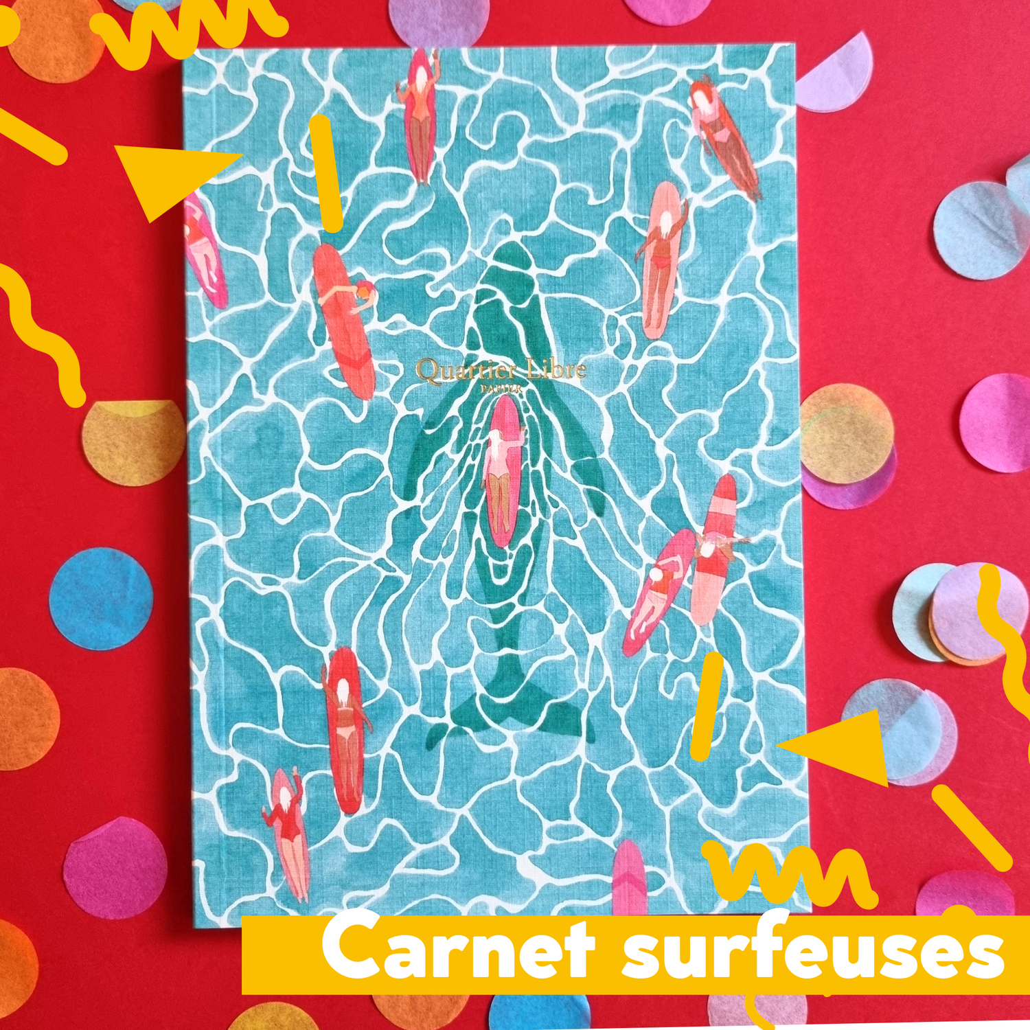 Carnet A5 Surfeuses