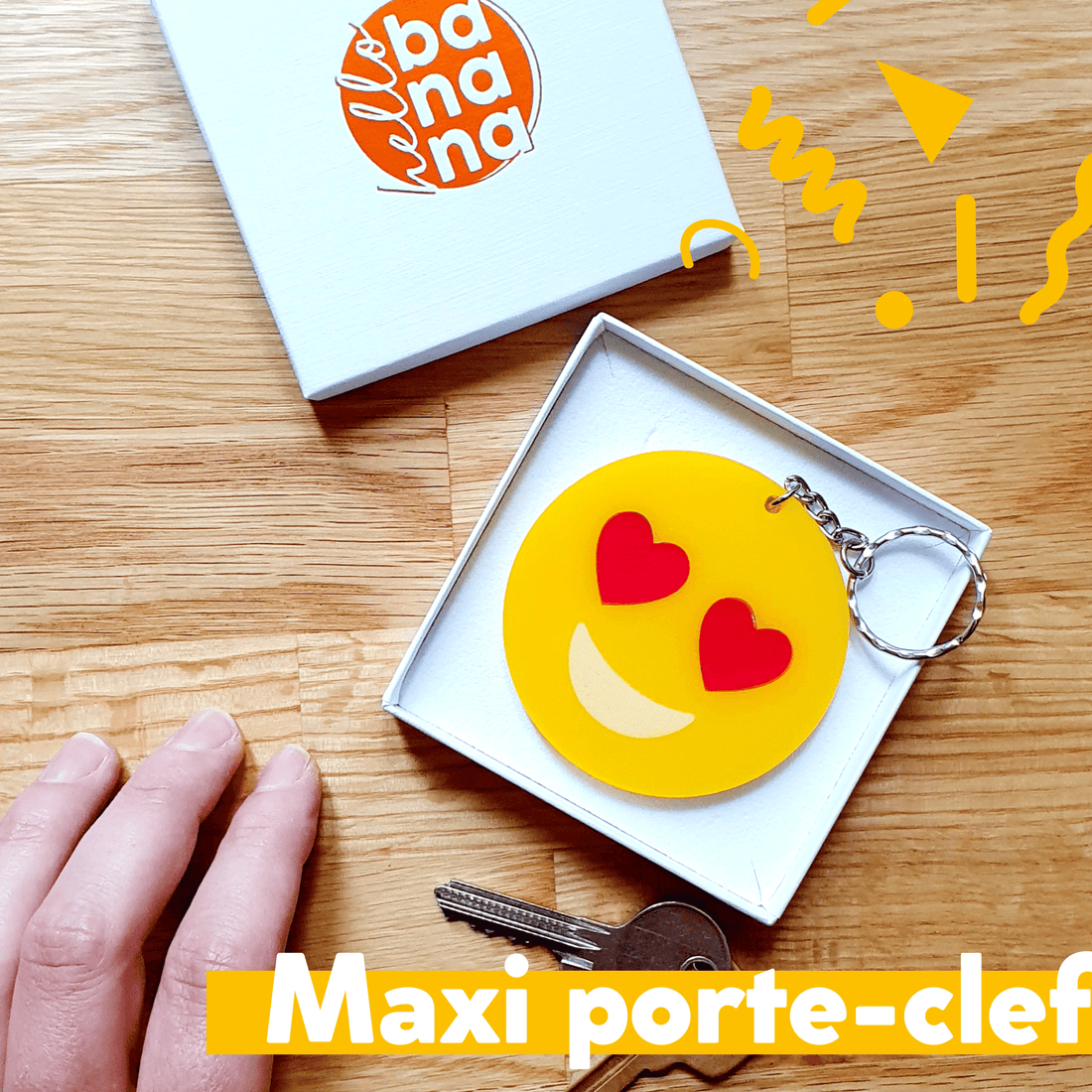 Maxi porte-clef smiley !