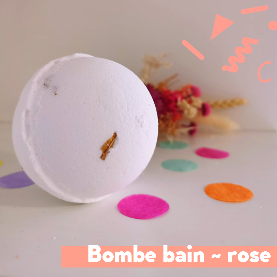 Bombe de bain rose de Damas